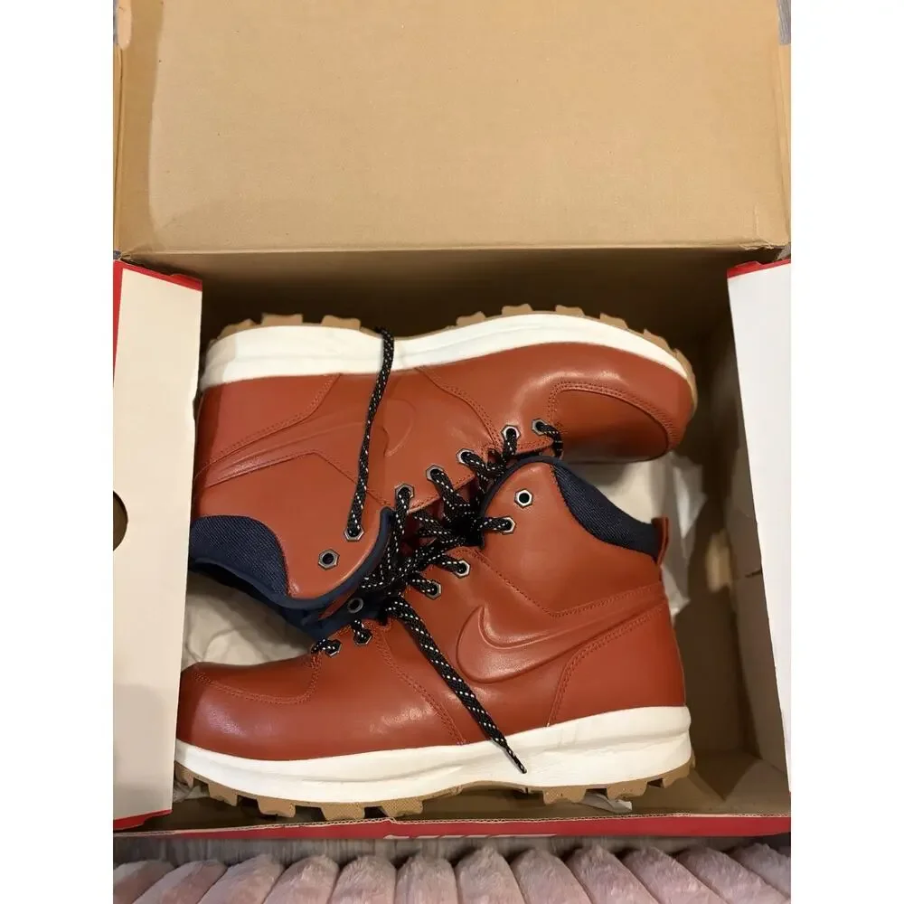 Nike Manoa Leather SE Boots Men’s 12 Rugged Orange DC8892-800 Hiking
